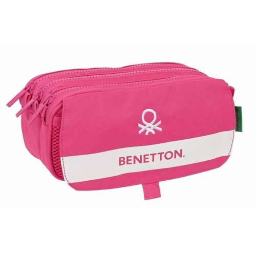 Trostruka pernica Benetton Raspberry 21,5 x 10 x 8 cm Fuksija Cijena