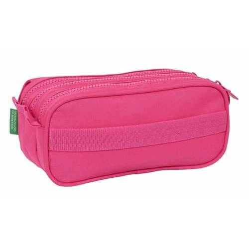 Trostruka pernica Benetton Raspberry 21,5 x 10 x 8 cm Fuksija Cijena