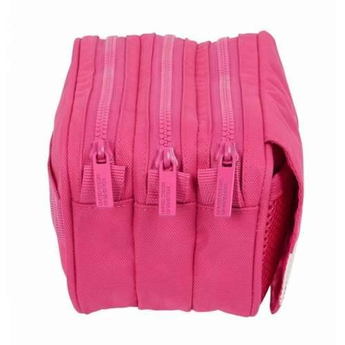 Trostruka pernica Benetton Raspberry 21,5 x 10 x 8 cm Fuksija Cijena