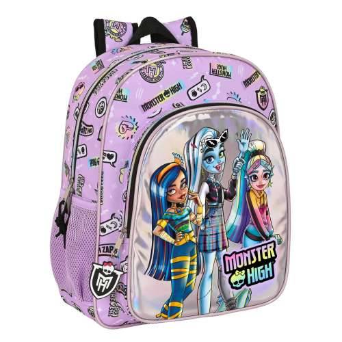 Školski Ruksak Monster High Best boos Lila 32 X 38 X 12 cm Cijena