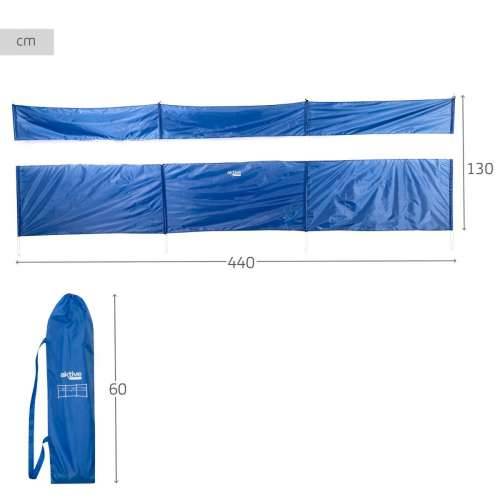 Šator za plažu Aktive Poliester 440 x 130 x 1,9 cm Cijena
