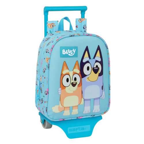 Školski Ruksak s Kotačima Bluey Nebesko plava 22 x 27 x 10 cm Cijena