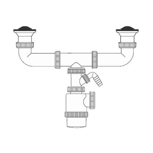 Washbasin Siphon Mirtak v70 PVC Cijena