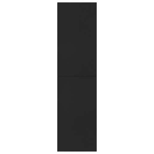 Ormarić za knjige / sobna pregrada crni 155x24x160 cm drveni Cijena