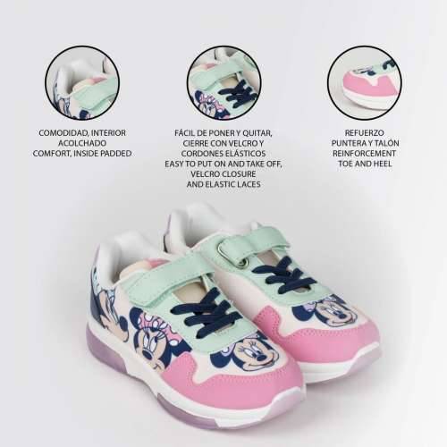 Sportske tenisice s LED svjetlima Minnie Mouse Roza Cijena