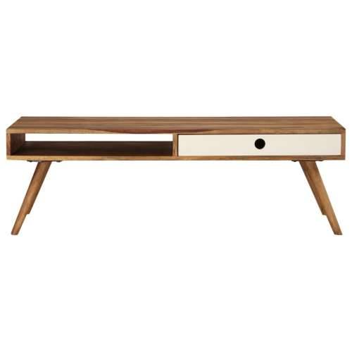Stolić za kavu od masivnog drva akacije 110 x 50 x 35 cm Cijena