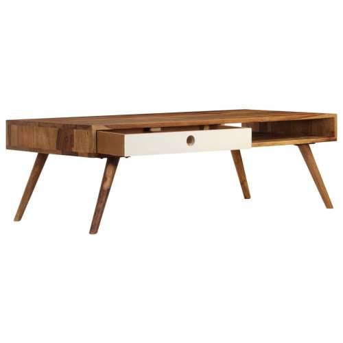Stolić za kavu od masivnog drva akacije 110 x 50 x 35 cm Cijena