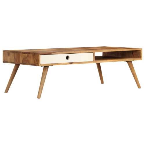Stolić za kavu od masivnog drva akacije 110 x 50 x 35 cm Cijena
