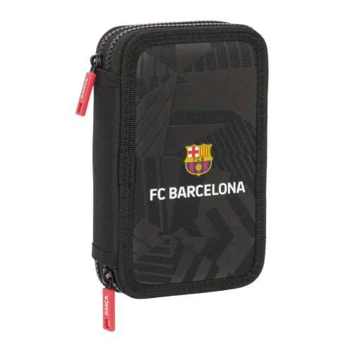 Dvostruka pernica F.C. Barcelona Black Crna 12.5 x 19.5 x 4 cm 29 Dijelovi Cijena