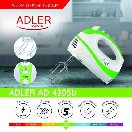Ručni Mikser Adler AD 4205g Plastika Cijena