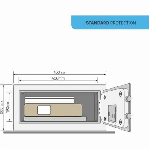 Sef s Elektroničkom Bravom Yale YLV/200/DB2 24 L 20 x 43 x 35 cm Crna Cijena