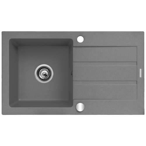 Jednostruki sudoper Maidsinks 76 x 44 cm Siva Cijena