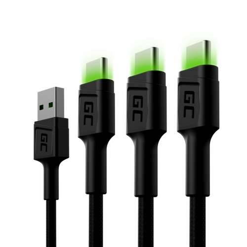 Adapter USB u USB-C Green Cell KABGCSET02 Crna 1,2 m (3 kom.) Cijena