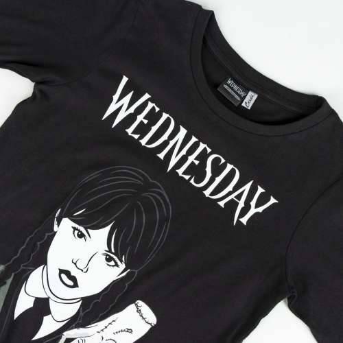 Pidžama Dječje Wednesday Tamno sivo Cijena