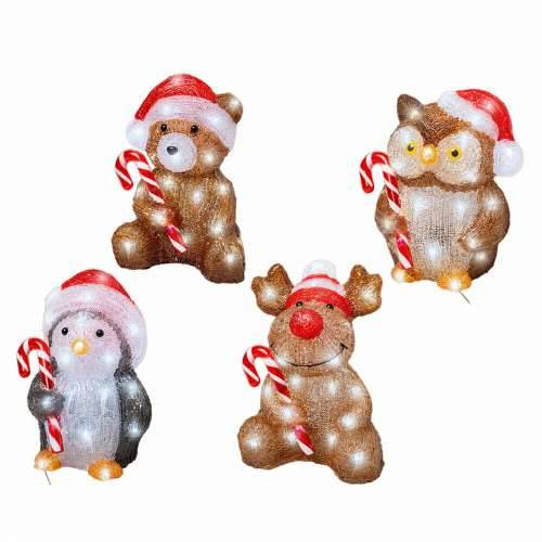 Ukrasna figura za vrt 491338 Životinje Crăciun 17,8 x 17,2 x 23,5 cm Cijena