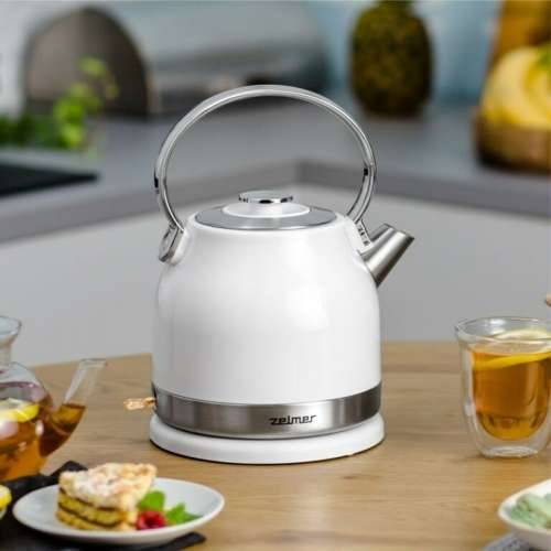 Kuhalo Zelmer ZCK7940 Bijela Siva Nehrđajući Čelik 2200 W 1,5 L Cijena