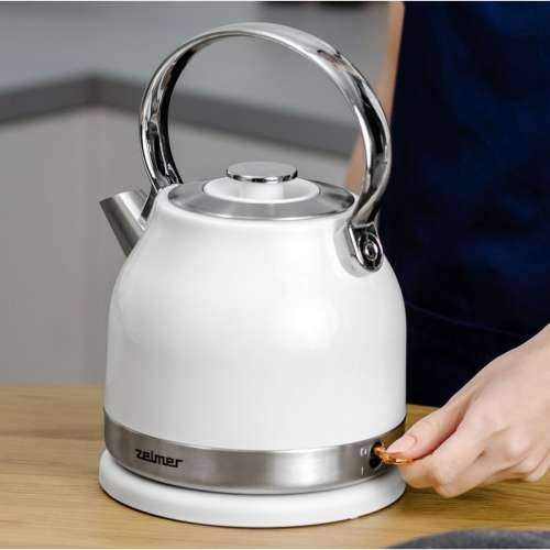 Kuhalo Zelmer ZCK7940 Bijela Siva Nehrđajući Čelik 2200 W 1,5 L Cijena