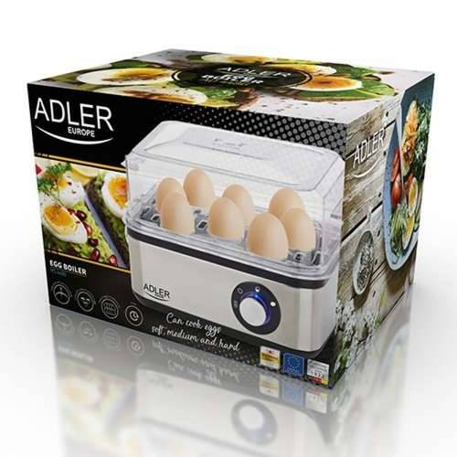 Kuhalo za jaja Adler AD 4486 Crna 800 W Cijena