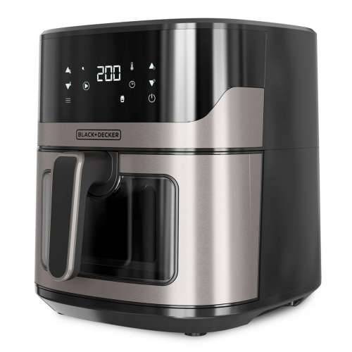 Friteza na Zrak Black & Decker BXAF6500E Crna Srebrna 1600 W 6,5 L Cijena