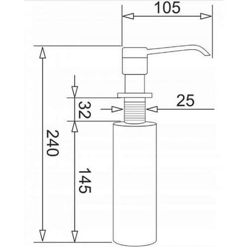 Raspršivač vode Pyramis 028102701 Crna 300 ml Cijena