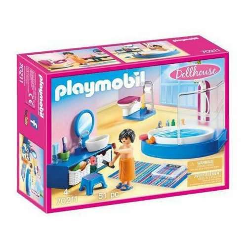 Playset Dollhouse Bathroom Playmobil 70211 Kupaonice (51 pcs) Cijena