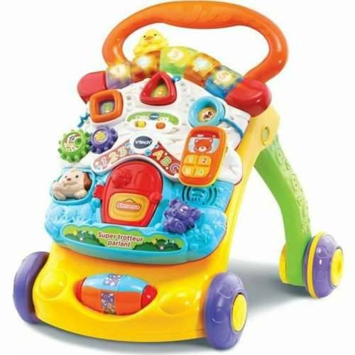 Tricikl Vtech Super Trotteur Parlant 2 En 1 Orange (FR) Pisana Cijena