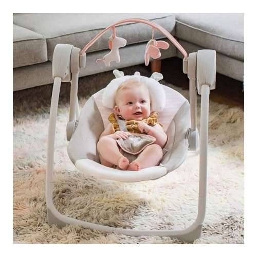 Naslonjač za ljuljanje Ingenuity Compact Swing - Flora Svetlo roza Cijena