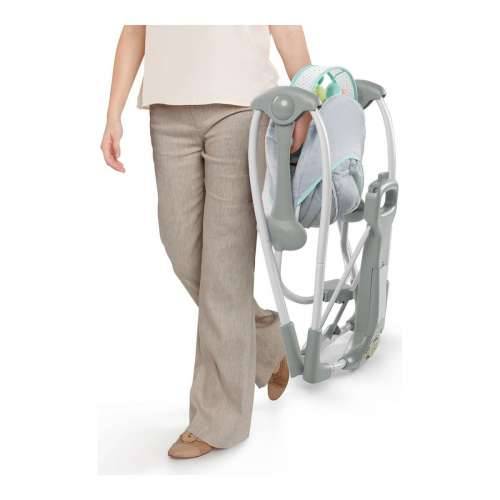 Naslonjač za ljuljanje Ingenuity Compact Swing - Hugs & Hoots Bijela Siva Cijena