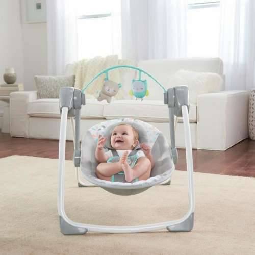 Stolica za ljuljanje Ingenuity Comfort 2 Go ™ Compact Swing Fanciful Forest Cijena