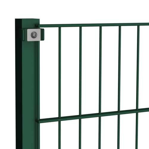 Panel za ogradu sa stupovima željezni 13,6 m zeleni - 1 13.9 m 1.2 m Cijena