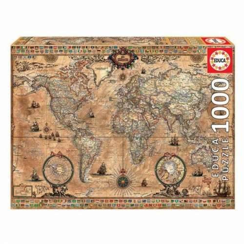 Puzzle Educa Karta Svijeta (1000 pcs) Cijena