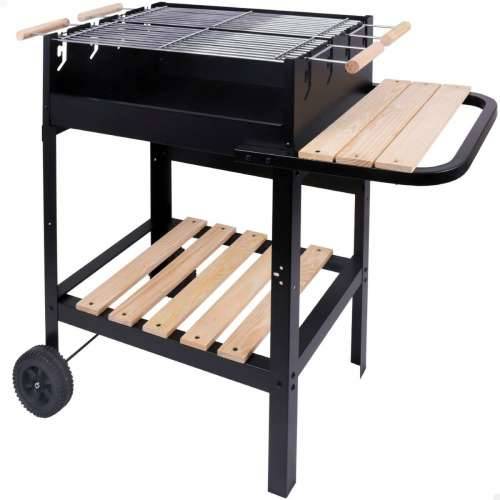 Roštilj na Ugljen na Kotače Aktive Emajlirani metal 100,5 x 88,5 x 40 cm Crna Cijena