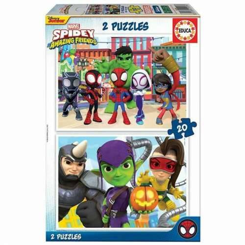 Puzzle Educa Spidey & His Amazing Friends (2 x 20 pcs) Cijena