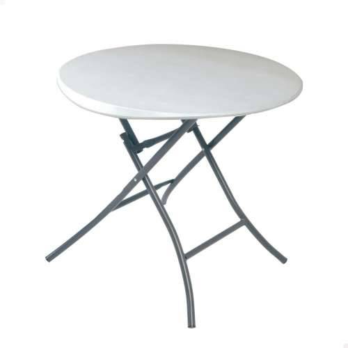 Pomoćni stolić Lifetime Bijela 83,5 x 73,5 x 83,5 cm Čelik Plastika Cijena