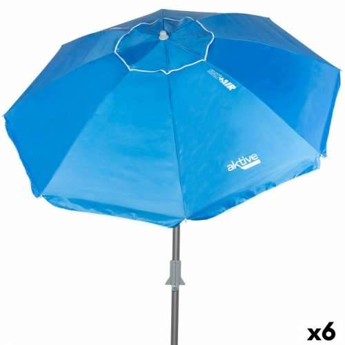 Saulessargs Aktive Plava Poliester Aluminij 220 x 225 x 220 cm (6 kom.) Cijena