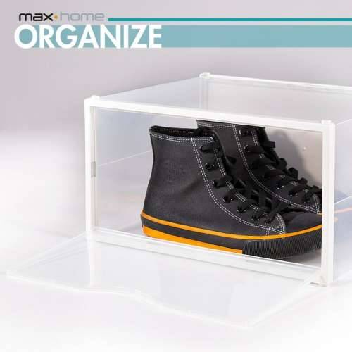 Stackable shoe box Max Home Bijela 6 kom. polipropilen ABS 35 x 18,5 x 27 cm Cijena