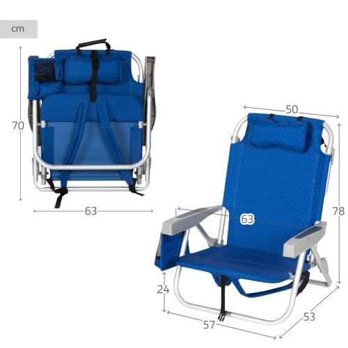 Stolica za za plažu Aktive 50 x 78 x 53 cm Cijena