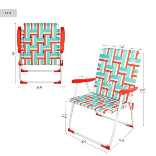 Stolica za za plažu Aktive 52 x 90 x 56 cm Cijena