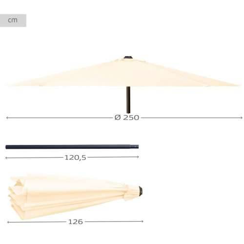 Saulessargs Aktive D250 Krema Ø 250 cm 2,4 m Cijena