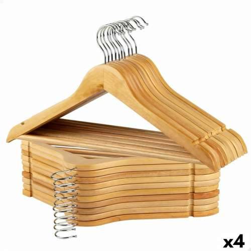 Sada vešiakov na prádlo Max Home Prirodno Drvo Čelik 44,5 x 23 x 1 cm 20 Dijelovi (4 kom.) Cijena