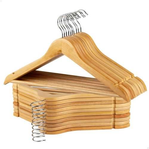 Sada vešiakov na prádlo Max Home Prirodno Drvo Čelik 44,5 x 23 x 1 cm 20 Dijelovi (4 kom.) Cijena