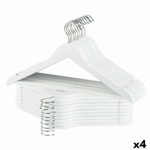 Sada vešiakov na prádlo Max Home Bijela Drvo Čelik 44,5 x 23 x 1 cm 20 Dijelovi (4 kom.) Cijena