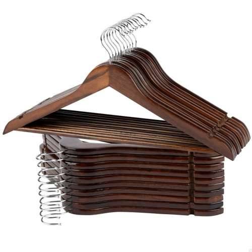 Sada vešiakov na prádlo Max Home Smeđa Drvo Čelik 44,5 x 23 x 1 cm 20 Dijelovi (4 kom.) Cijena