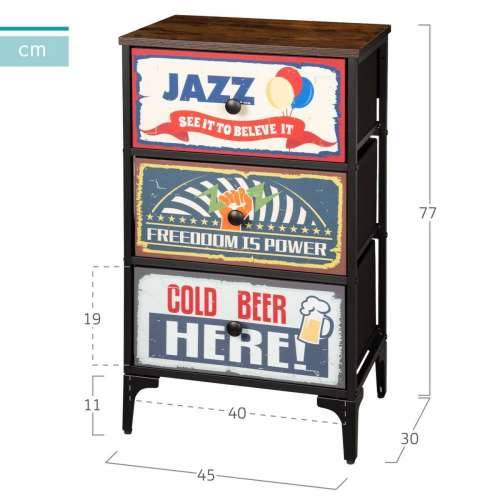Komoda Max Home Vintage 45 x 77 x 30 cm Cijena