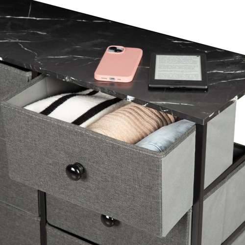 Komoda Max Home Siva Mramor 80 x 62 x 30 cm Cijena