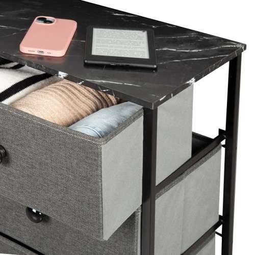 Komoda Max Home Siva Mramor 80 x 81 x 30 cm Cijena
