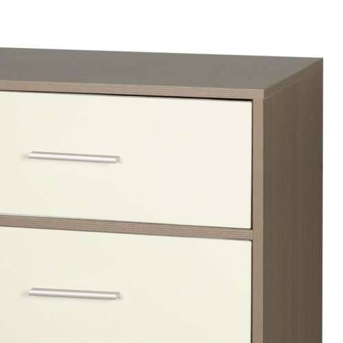 Komoda Max Home Bijela Siva moderan 58 x 112 x 30 cm Cijena