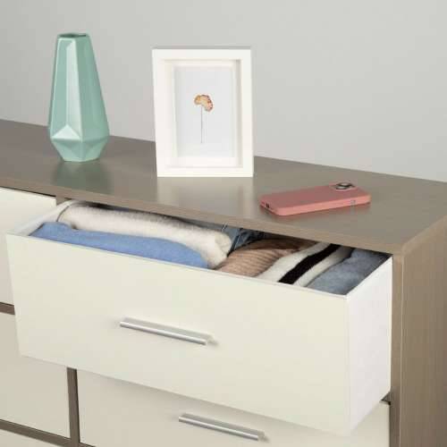 Komoda Max Home Bijela Siva moderan 114 x 70 x 30 cm Cijena