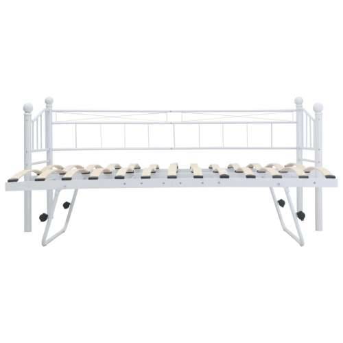 Okvir kreveta bijeli čelični 180 x 200 / 90 x 200 cm Cijena