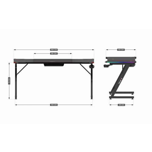 Pisaći stol Huzaro HZ-Hero 4.8 RGB Cijena